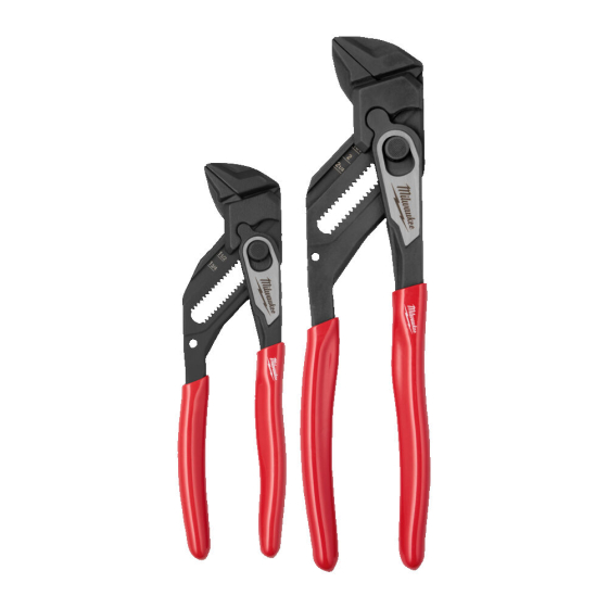 Milwaukee Set de 2 Pinces clés 180mm & 250mm (4932501152)