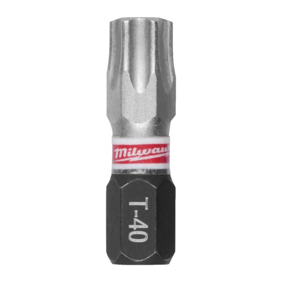 Milwaukee x3 Embouts Torx 40 25mm de Vissage Shockwave (4932500367)