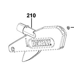 DeWalt N095523 Carter de lame avec extraction des poussière pour scie D271113