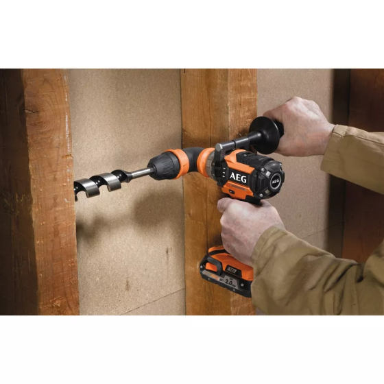 AEG BSB18CBL-502CS Perceuse, visseuse à percussion 18V Brushless 75Nm 2x5.0Ah (4935498748)