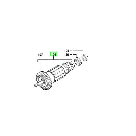 Milwaukee 4931395090 Inducteur Meuleuse 28V