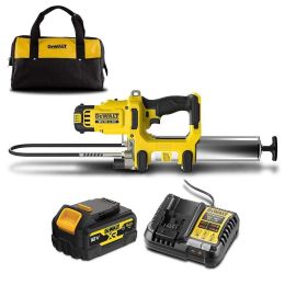 DeWALT Pompe à graisse sans fil à 2 vitesse 18V DCGG581P1G-QW 1x5.0Ah