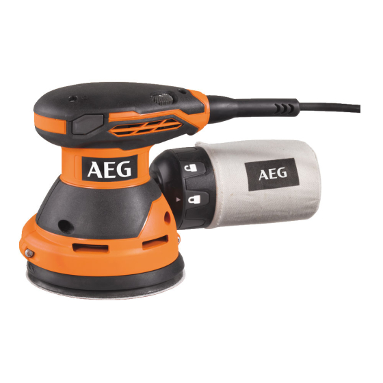AEG EX 125 ED SET Ponceuse excentrique ø125mm 300W (4935433870)