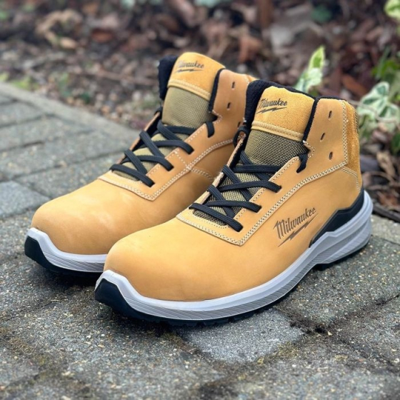 Milwaukee Chaussure de sécurité mi-montante en Nubuck S3S Flextred