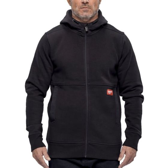 Milwaukee Sweat à capuche de travail zippé Noir Gridiron (S/M/L/XL/XXL)