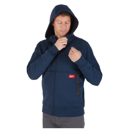 Milwaukee Sweat à capuche de travail zippé Bleu Gridiron (S/M/L/XL/XXL)