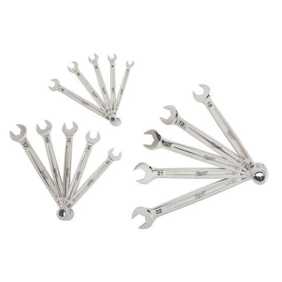 Milwaukee Set de 15 clés plates mixtes Max Bite (4932464258)