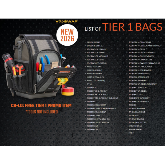 Veto Pro Pac CB-LD Promotion de printemps 2026 (Catégorie 1)