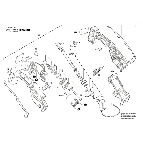 Bosch 2609005784 Moteur à Courant Continu 10.8V KEO10,8LI