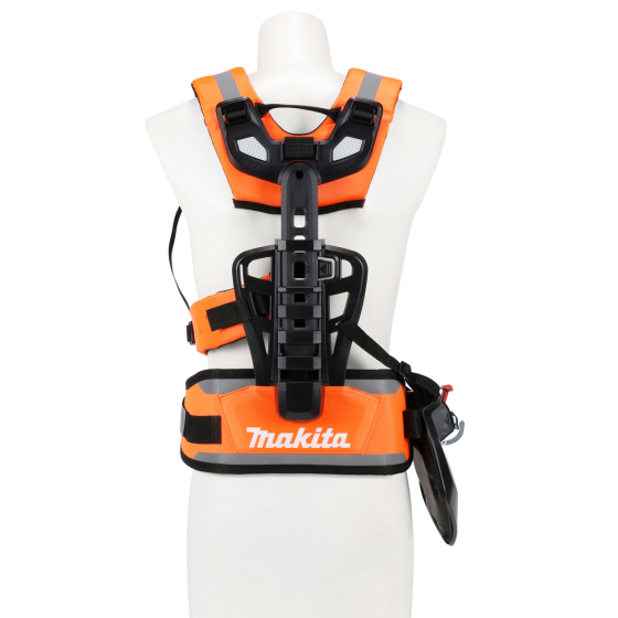 Makita Harnais pour débroussailleuse grand confort orange fluorescent (1915M4-5)