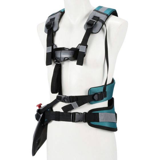 Makita Harnais pour débroussailleuse grand confort bleu fluorescent (1915M3-7)