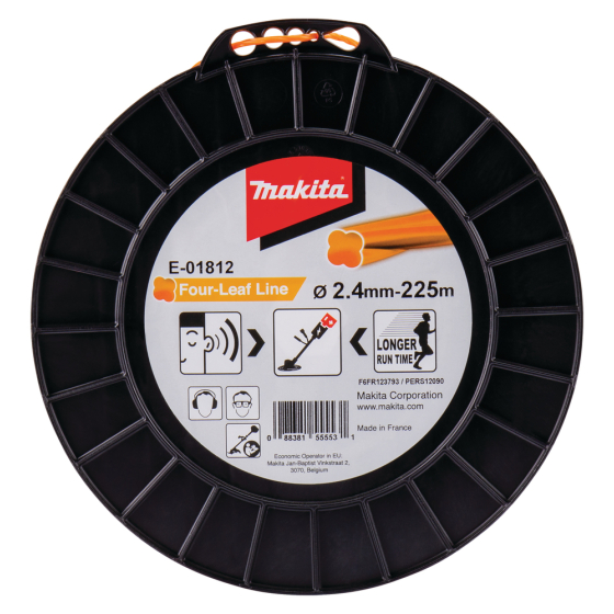 Makita Bobine de fil nylon hélicoïdal ø2.4mm x 225ml (E-01812)