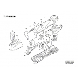 Bosch 2609199131 Moteur à Courant Continu 10.8V GWI10.8-LI