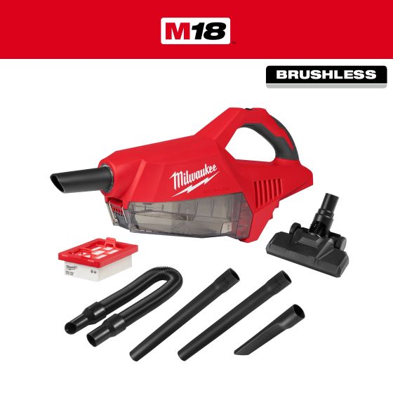 Milwaukee M18 BLCV2-0 Aspirateur compact de chantier 18V (4933500788)