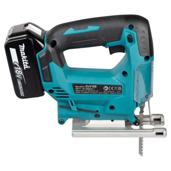 Makita DJV186WVE Scie Sauteuse sans fil 18V LXT 2x2.0Ah