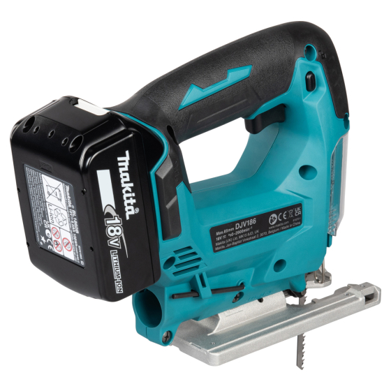 Makita DJV186WVE Scie Sauteuse sans fil 18V LXT 2x2.0Ah