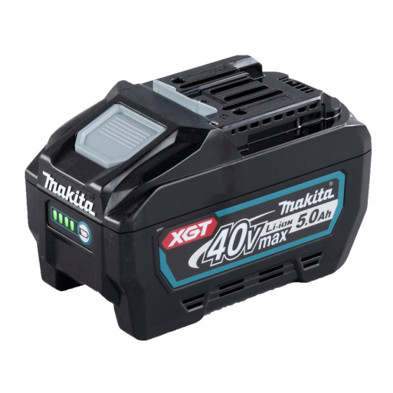 Makita Pack Énergie 40V XGT Lithium-Ion (2 batteries BL4050 + 1 chargeur DC40RB en coffret MAKPAC (191U13-9)
