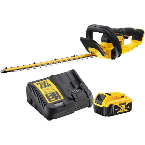 Dewalt DCMHT563P1-QW Taille-Haies 18V Brushless 55cm 25mm 1x5.0Ah