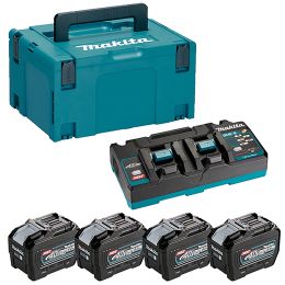 copy ofMakita Pack Énergie 40V XGT 8.0Ah 2 batteries BL4080F + 1 chargeur DC40RB (1910A8-3)