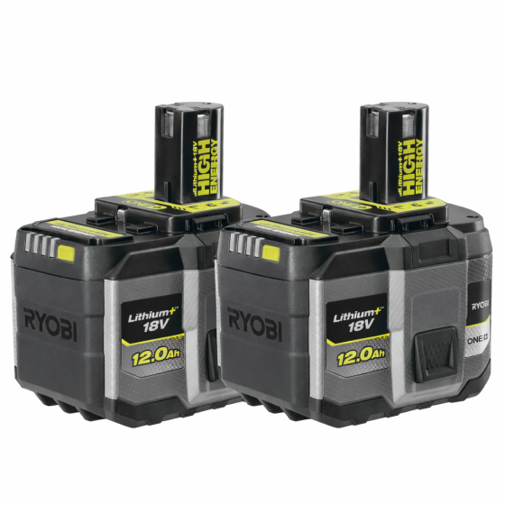 Ryobi RB18120TG Lot de x2 Batteries 18V 12.0Ah ONE+ (5133006433)