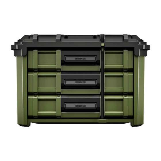 Bunker Load-Up Coffre de rangement 3 Tiroirs (D29441)