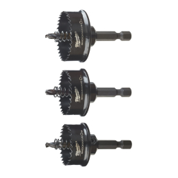 Milwaukee Lot de x3 Scies cloche 22/29/35mm Shockwave (49224800)