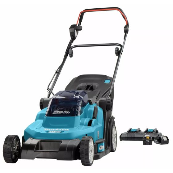 Makita DLM432PT2 Tondeuse à gazon 43cm 36V LXT 2x5.0Ah