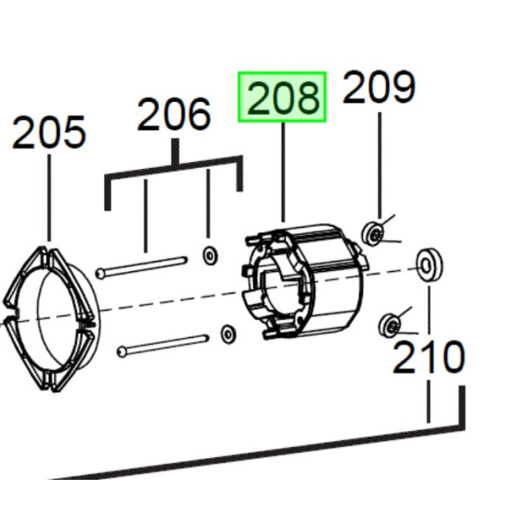 AEG Inducteur pour scie à onglet PS254L (4931446345)
