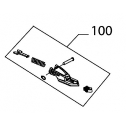 Ryobi 5131027474 Doigt de Ponçage pour Ponceuse EPS80RS, EPS70