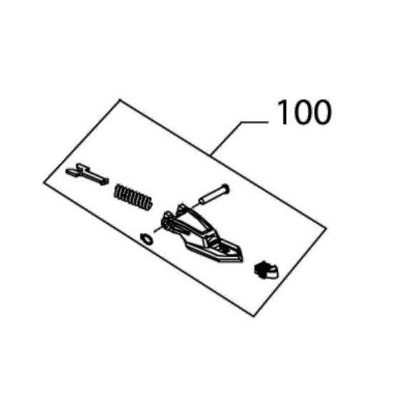 Ryobi 5131027474 Doigt de Ponçage pour Ponceuse EPS80RS, EPS70