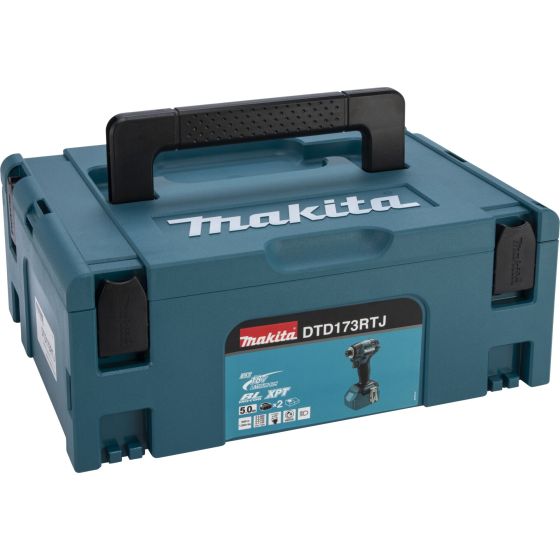 Makita DTD173RTJ Visseuse à choc 180Nm 18V Li-ion 8 modes 2x5.0Ah
