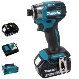Makita DTD173RTJ Visseuse à choc 180Nm 18V Li-ion 8 modes 2x5.0Ah