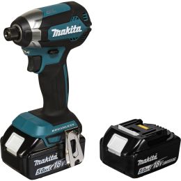 Makita DTD153RTJ Visseuse à choc 170Nm 18V Li-ion 2x5.0Ah