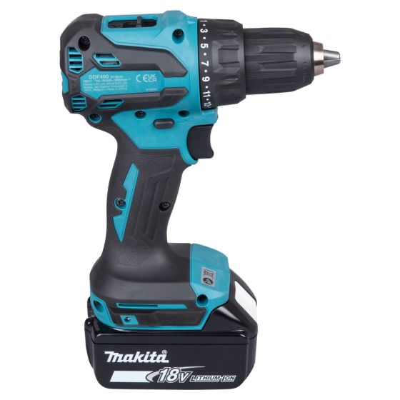 Makita DDF490WVX7 Perceuse, Visseuse 18V LXT Li-Ion 65Nm 2x2Ah