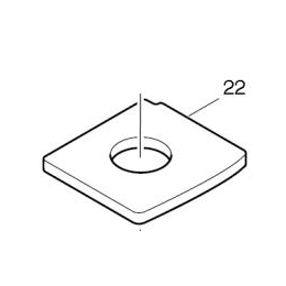 Makita 421147-1 Patin Caoutchouc 1911B