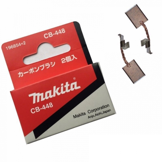 Makita 196854-2  Paire de Charbons CB448 pour BDA340, BDA341, BDA350, BDA351, BDF440, BDF441, BDF442, BDF444