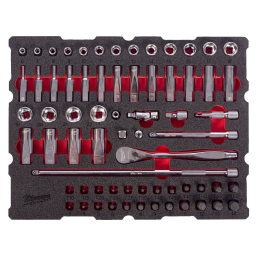 Milwaukee Module Packout 67 douilles & cliquet 3/8" (4932501868)