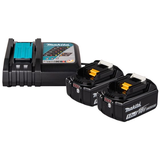 Makita Lot de 2 machines DGA504Z & DHR202Z 2x5.0Ah LXT (LOT0433)