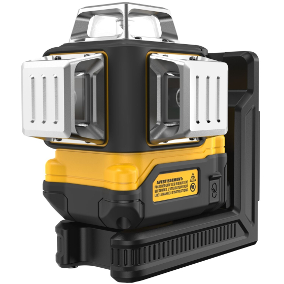 DeWalt DCLE14361GB -XJ Niveau laser verts 3x360° USB-C