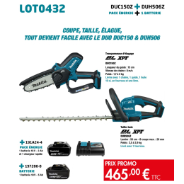Makita Lot de 2 machines DUC150Z & DUH506Z 18V LXT (LOT0432)