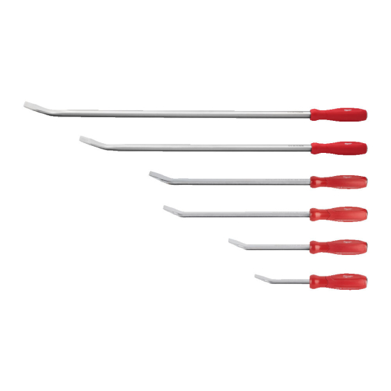 Milwaukee Jeu de 6 leviers d'effort (4932502113)