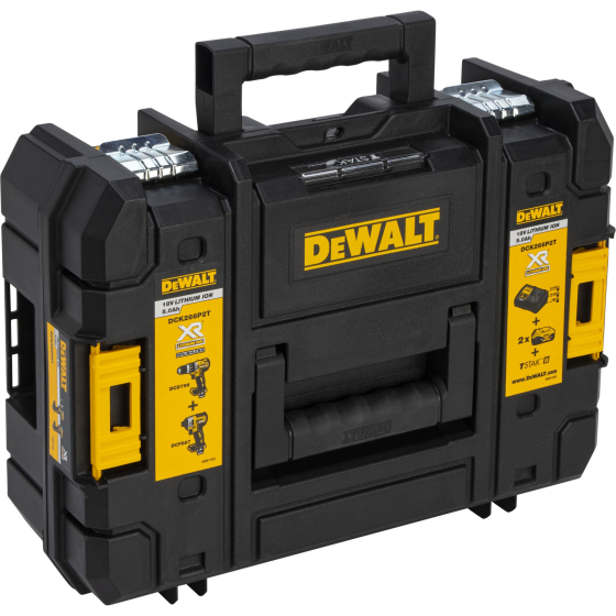 Pack perceuse visseuse DEWALT 18V – DCK266P2T-QW (DCD796 + DCF887 2x5Ah)