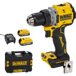 DeWalt DCD800E2T-QW Perceuse, Visseuse 18V XRP 2x1.7Ah POWERSTACK avec coffret T-STAK