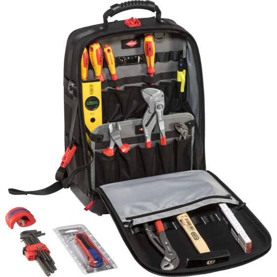 Sac à dos outils KNIPEX Modular X18 Sanitaire – 22 pièces (00 21 50 S)