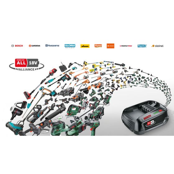 Tondeuse sans fil Bosch Rotak 18V2-38 avec 3 batteries de 4.0Ah (06008B9M00)