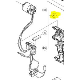 Hikoki - Hitachi Moteur 18V avec interrupteur pour perceuse DV18DGAL (371340)