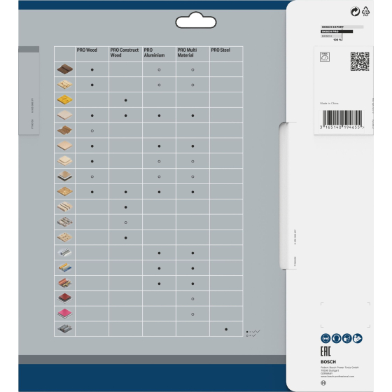 Bosch Pro Lame bois de scie circulaire 250 x 30 x 3,2 mm 24Dts (2608640680)