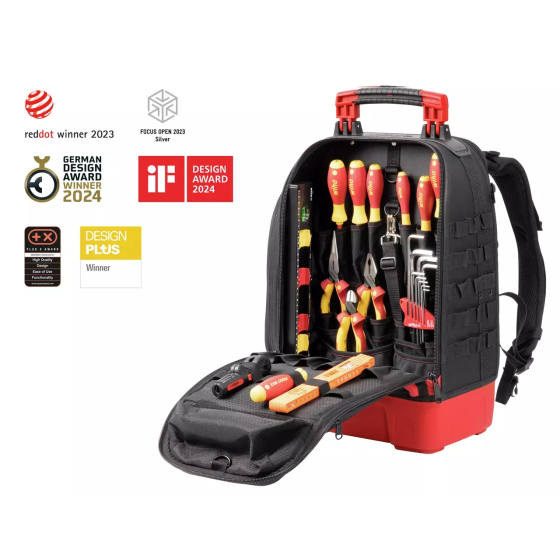 Wiha Sac à dos d'outils équipé d'électricien (45528)