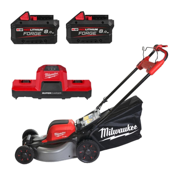Milwaukee Kit 3 outils de jardins sans fil M18 FUEL 8x12Ah pour Paysagiste