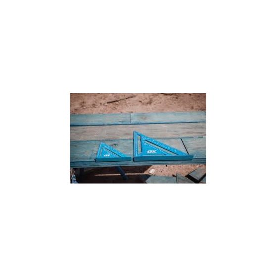 OX Pro Jeu de 2 Équerres de charpentier en aluminium 180mm & 300mm (OX-P634701)